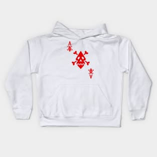 Easy Halloween Playing Card Costume: Ace of Diamonds Kids Hoodie